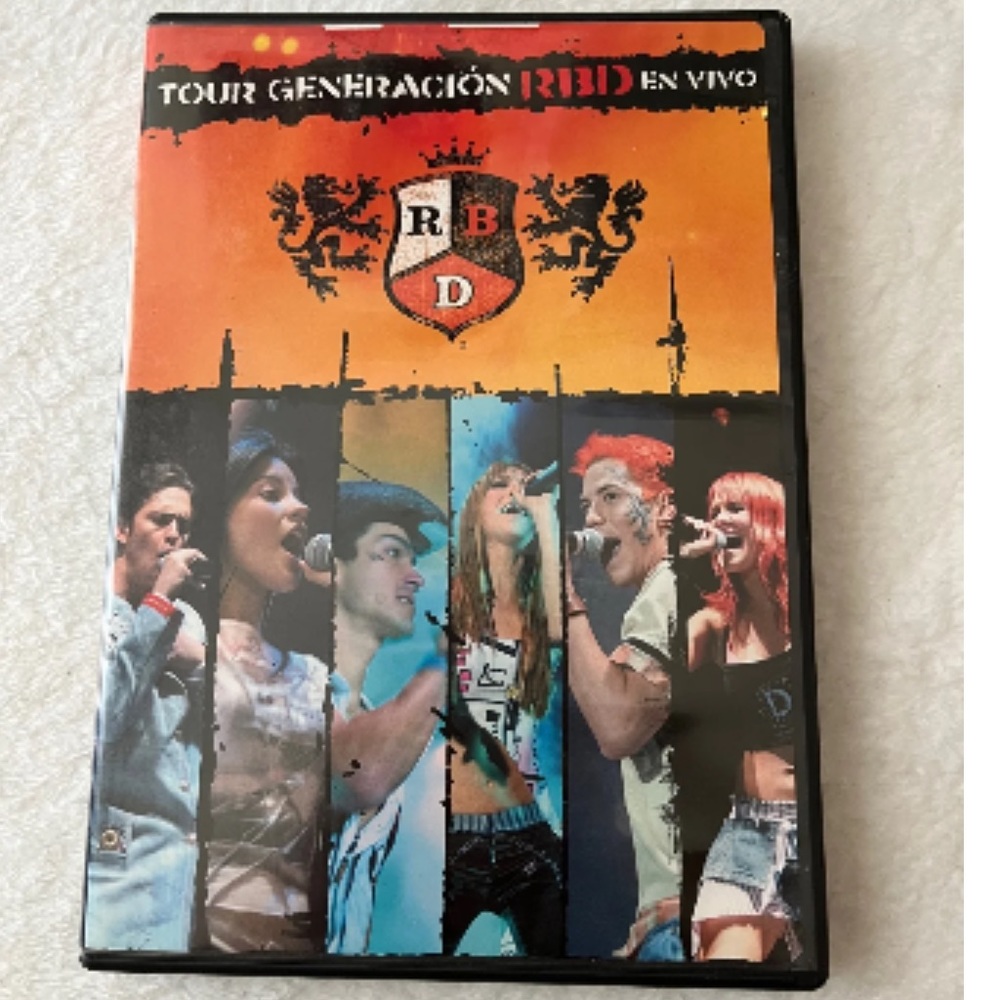 Tour Generacion RBD en vivo Dvd
